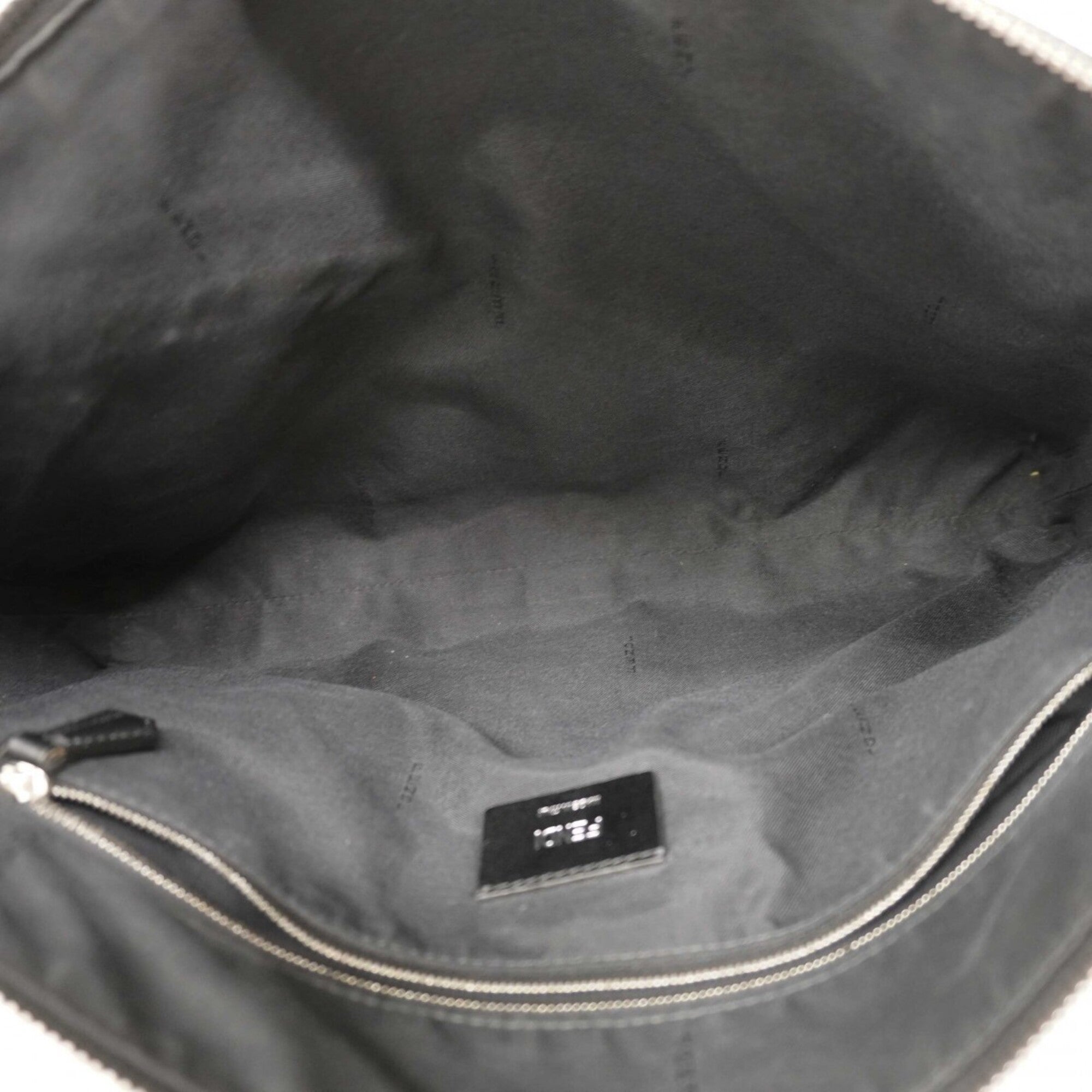 Fendi Black Yellow Pvc Shoulder Bag (Pre-Owned)