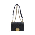 Chanel Black Grained Calfskin Shoulder Bag (Pre-Owned)