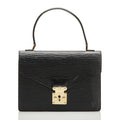 Louis Vuitton Black Noir Leather Handbag (Pre-Owned)