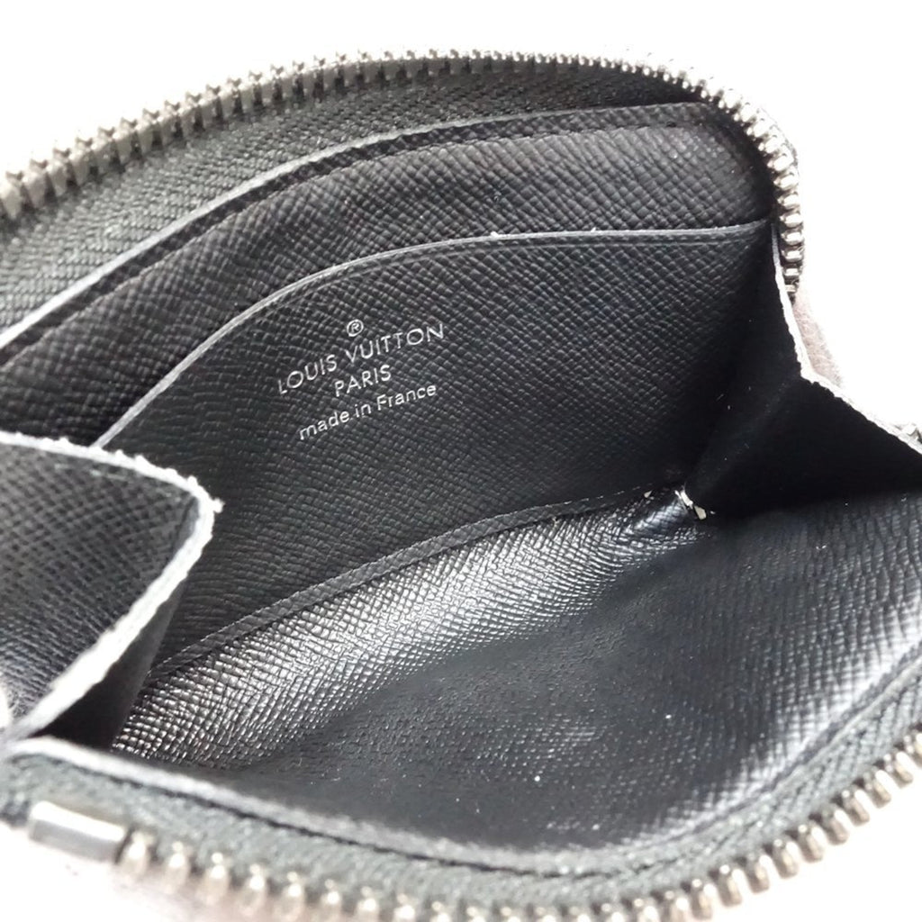 Louis Vuitton Black Monogram Eclipse Canvas Coin Purse/Coin Case (Pre-Owned)