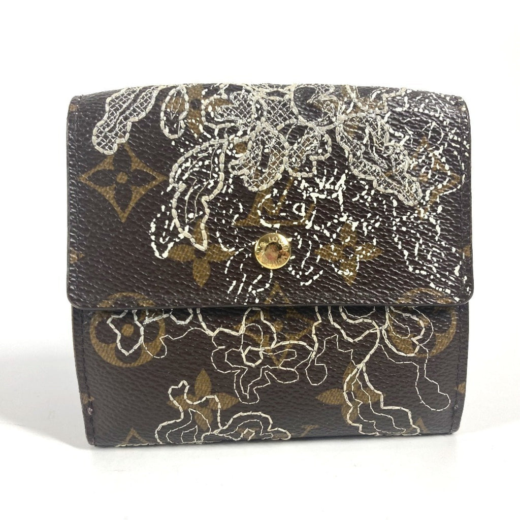 Louis Vuitton Brown Monogram Wallet (Tri-Fold) (Pre-Owned)
