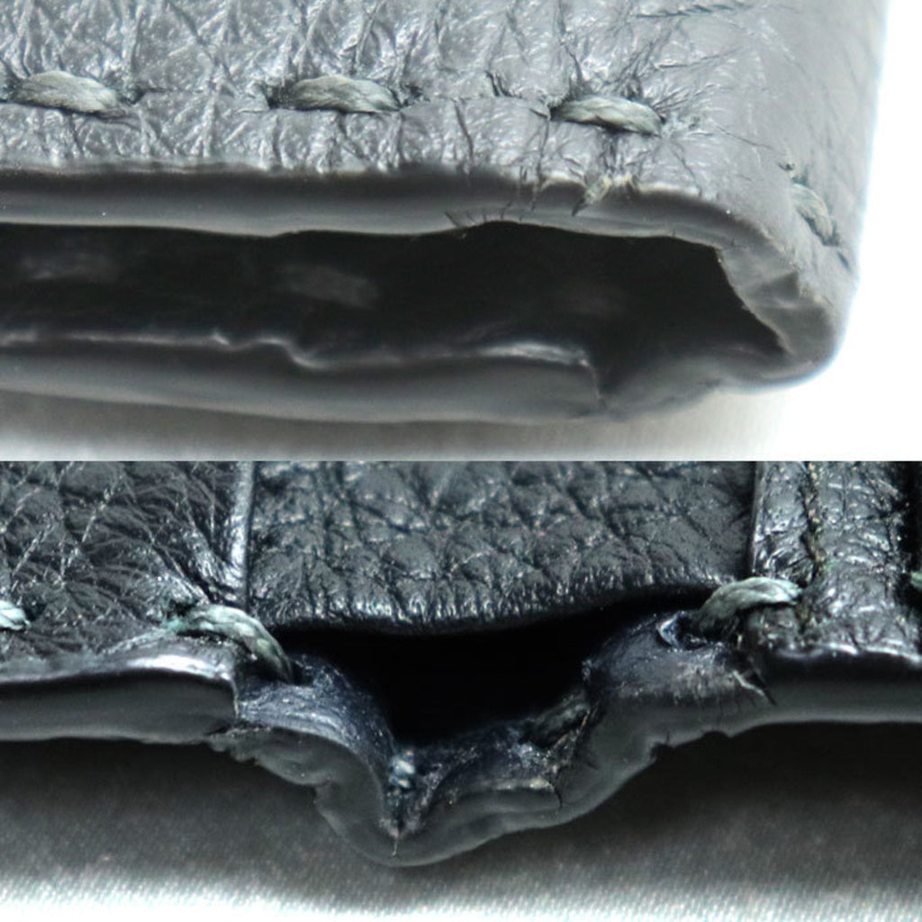 Fendi Gray Leather Wallet (Bi-Fold) (Pre-Owned)