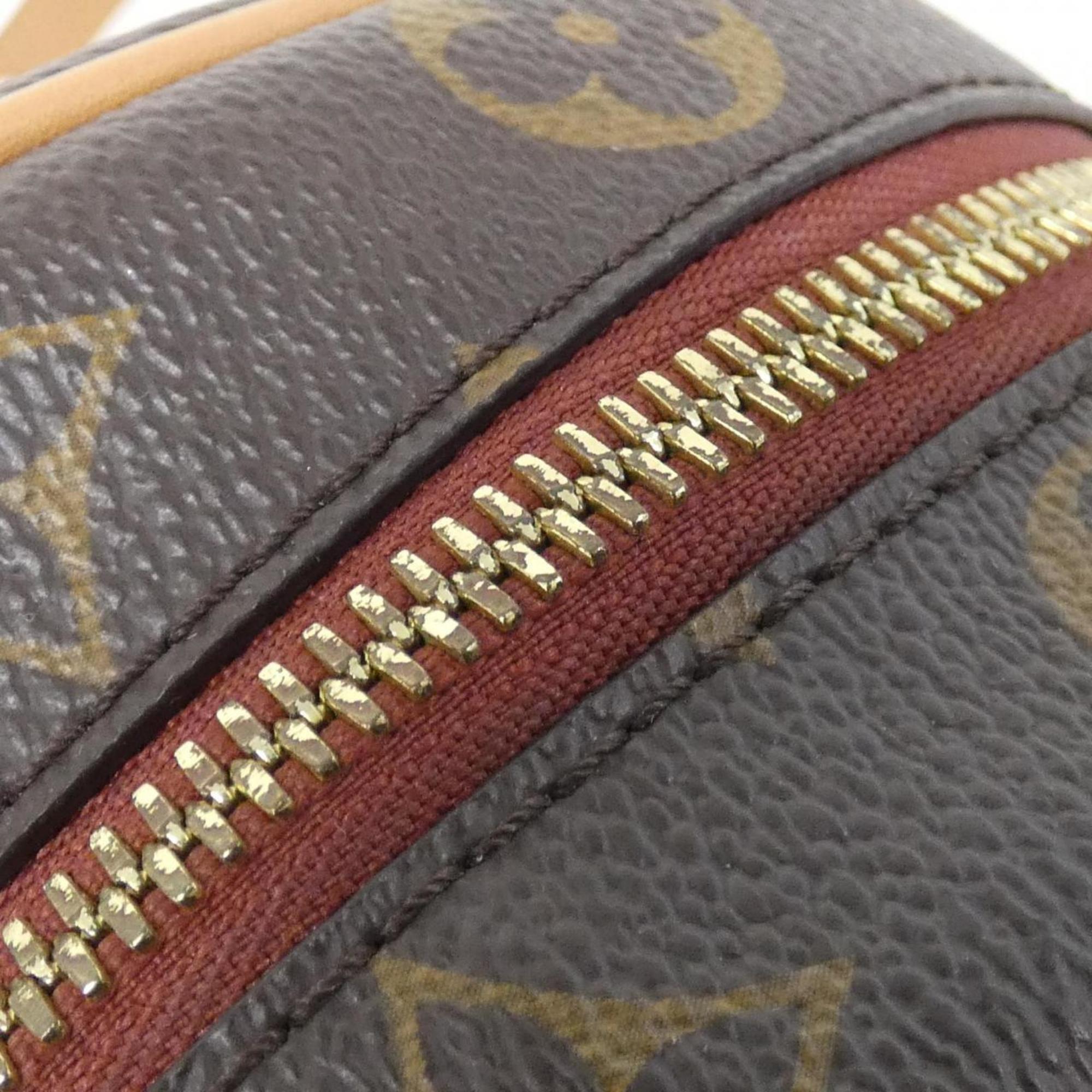 Louis Vuitton Marron Coated Canvas Shoulder Bag (Pre-Owned)