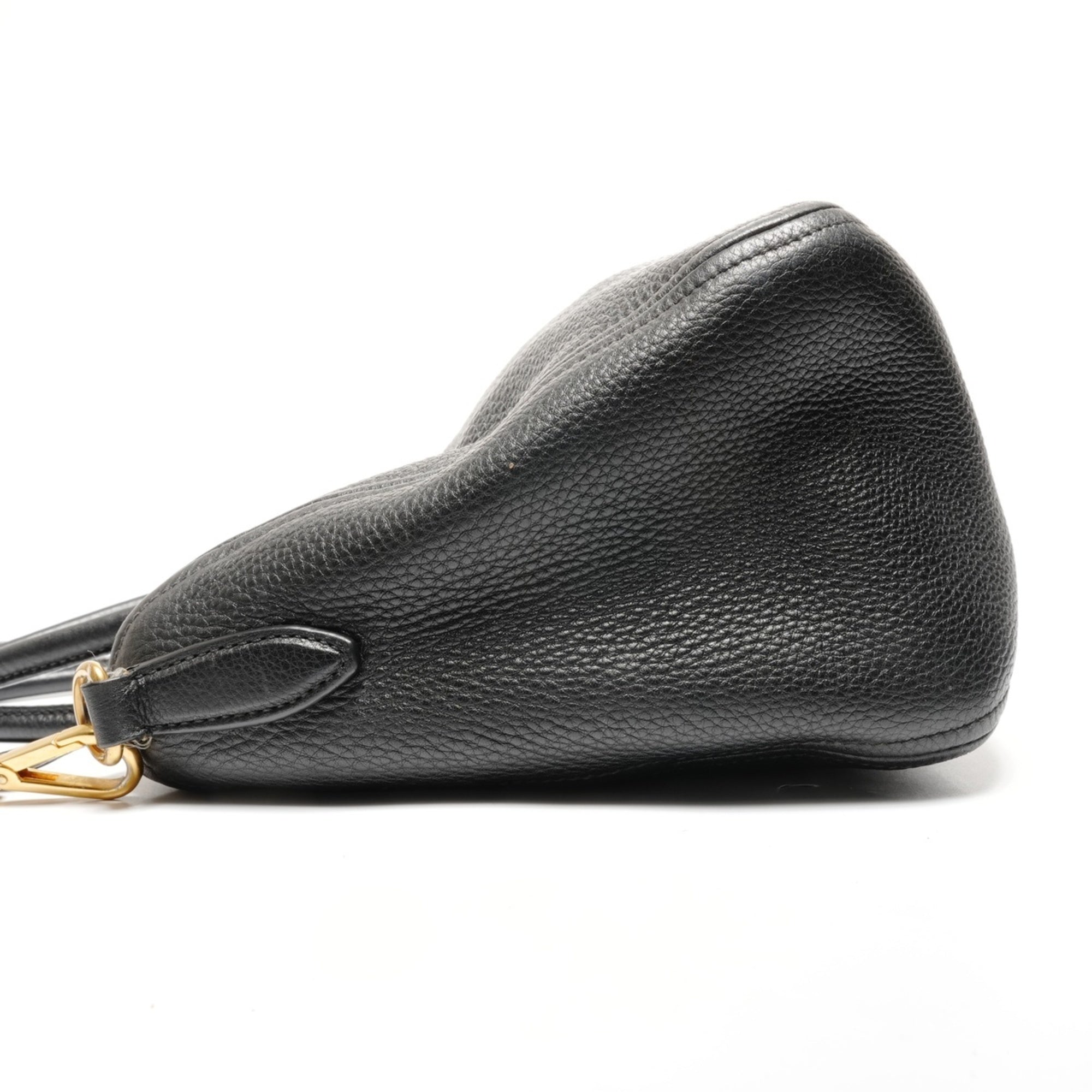 Prada Black Leather Handbag (Pre-Owned)