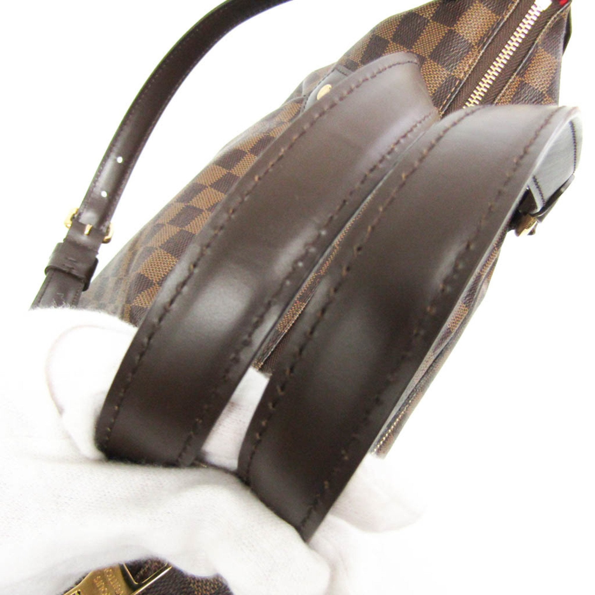 Louis Vuitton Damier Ebene Damier Canvas Handbag Shoulder Bag (Pre-Owned)