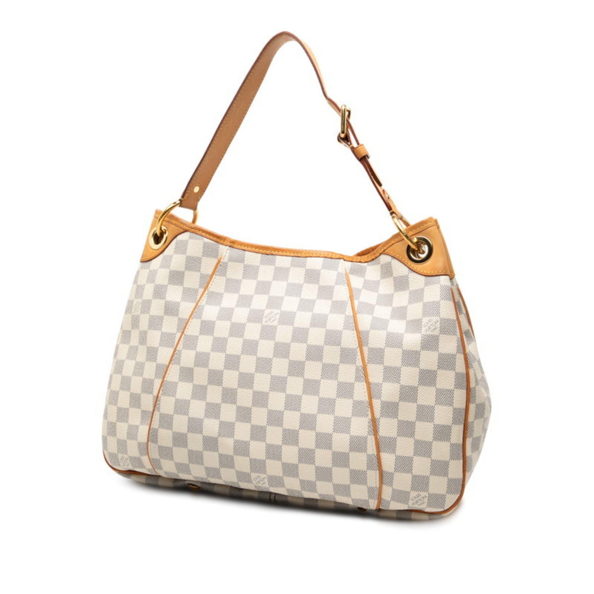 Louis Vuitton White Pvc Leather Shoulder Bag (Pre-Owned)