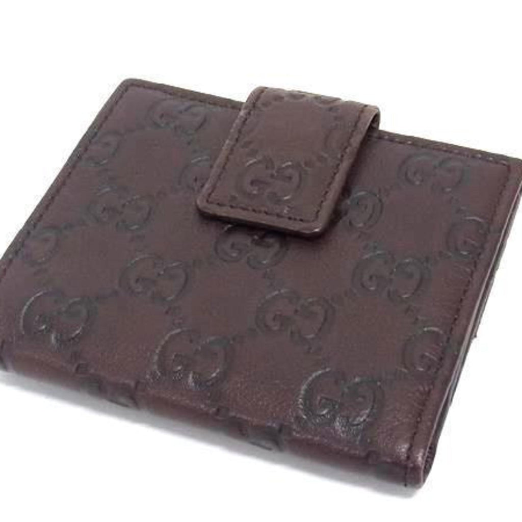 Gucci Brown Leather Wallet (Bi-Fold) (Pre-Owned)