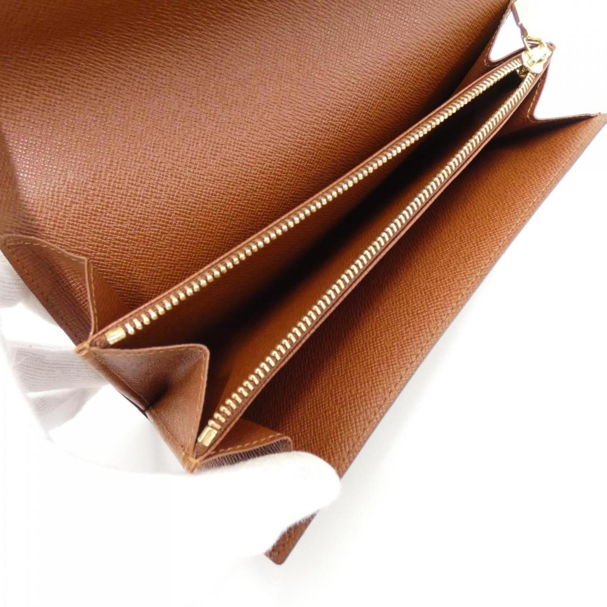 Louis Vuitton Monogram Graffiti Marron Peach Coated Canvas Long Wallet (Bi-Fold) (Pre-Owned)