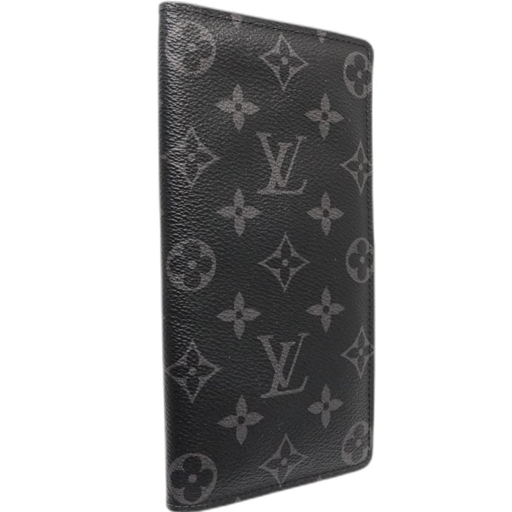 Louis Vuitton Monogram Eclipse Monogram Eclipse Noir Monogram Eclipse Long Wallet (Bi-Fold) (Pre-Owned)