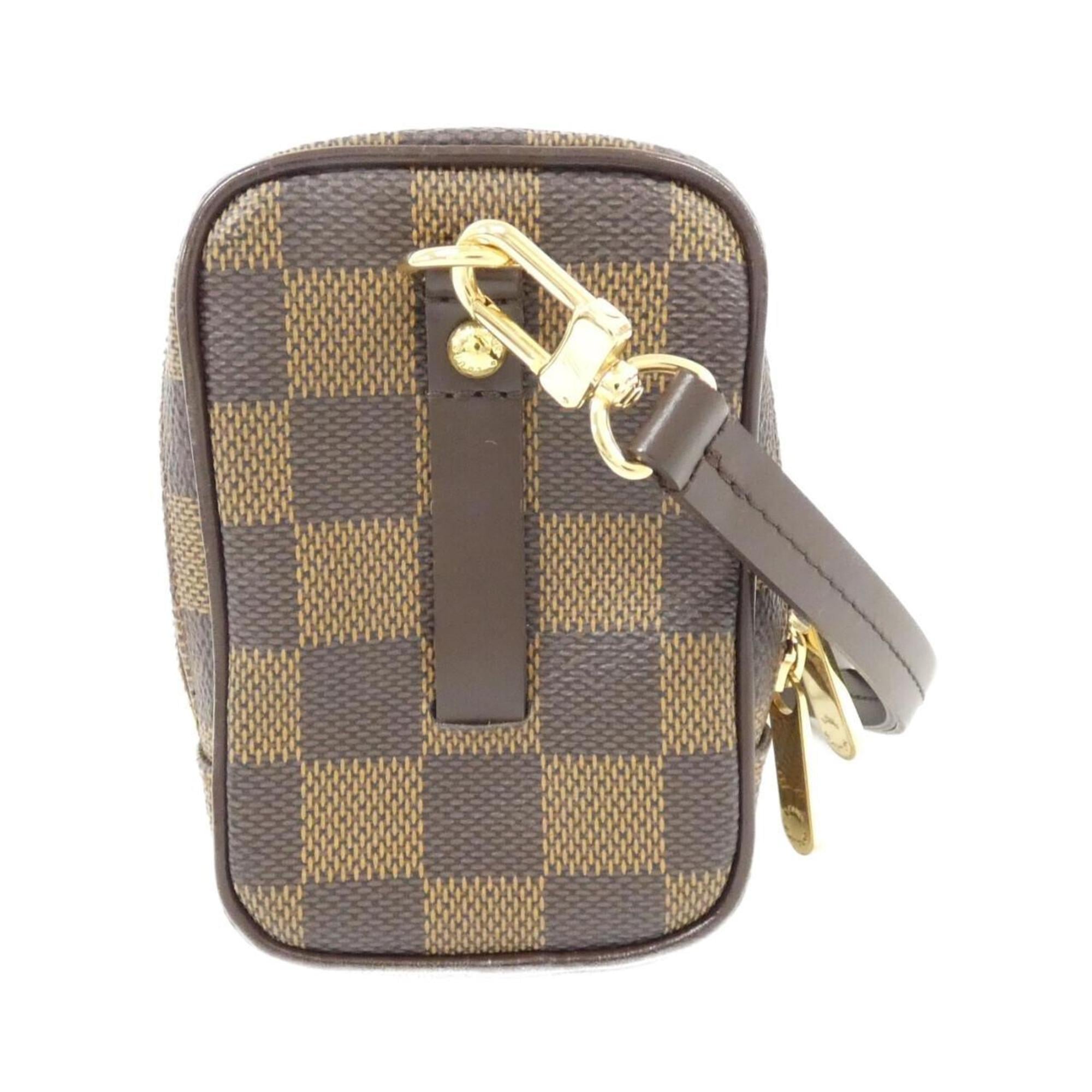 Louis Vuitton Ebene Coated Canvas Pouch (Pre-Owned)