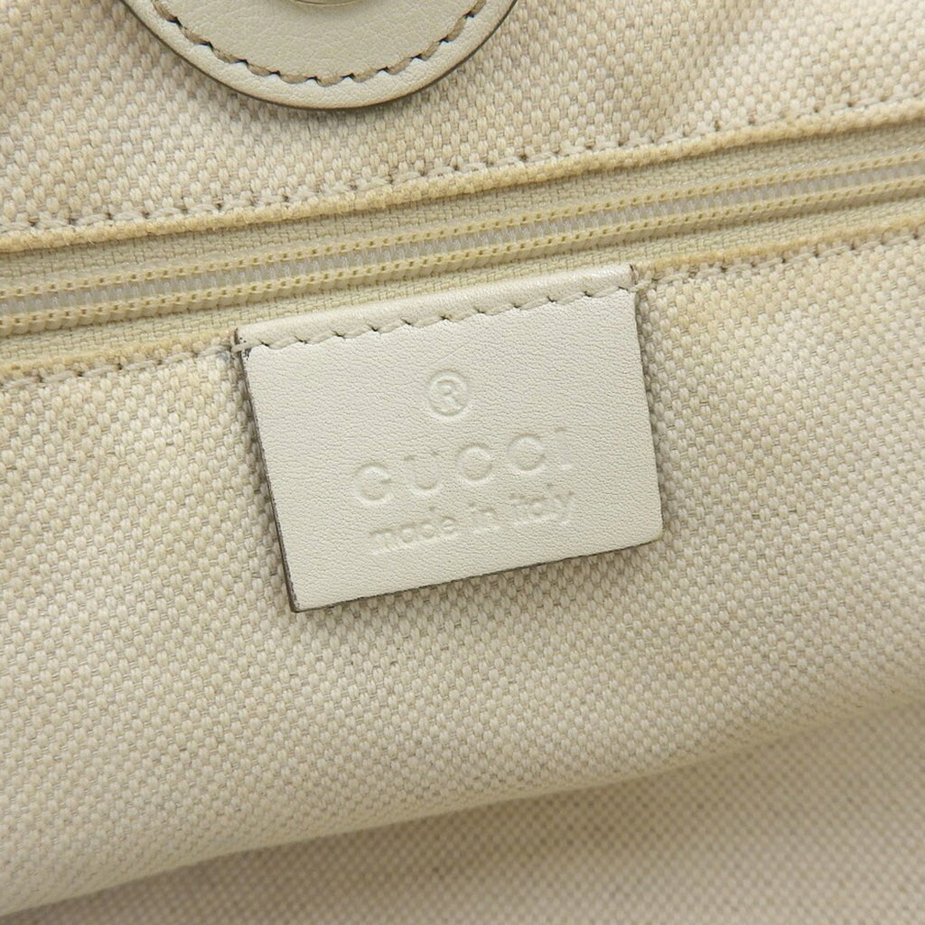 Gucci White Leather Handbag (Pre-Owned)