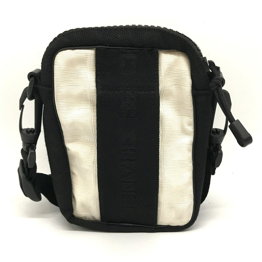 Chanel Sport Black Ivory Nylon Shoulder Bag (Pre-Owned)