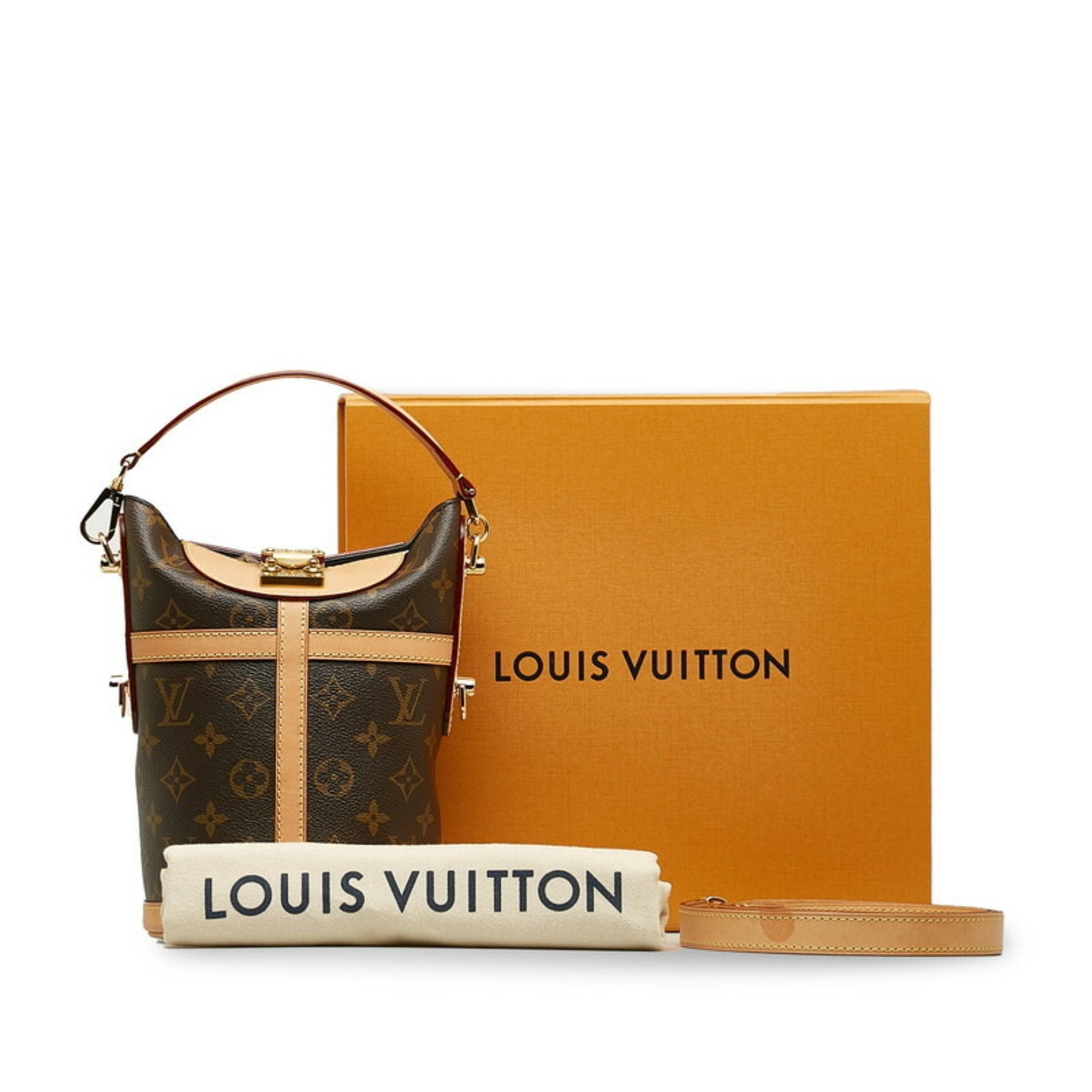 Louis Vuitton Brown Monogram Monogram Handbag Shoulder Bag (Pre-Owned)