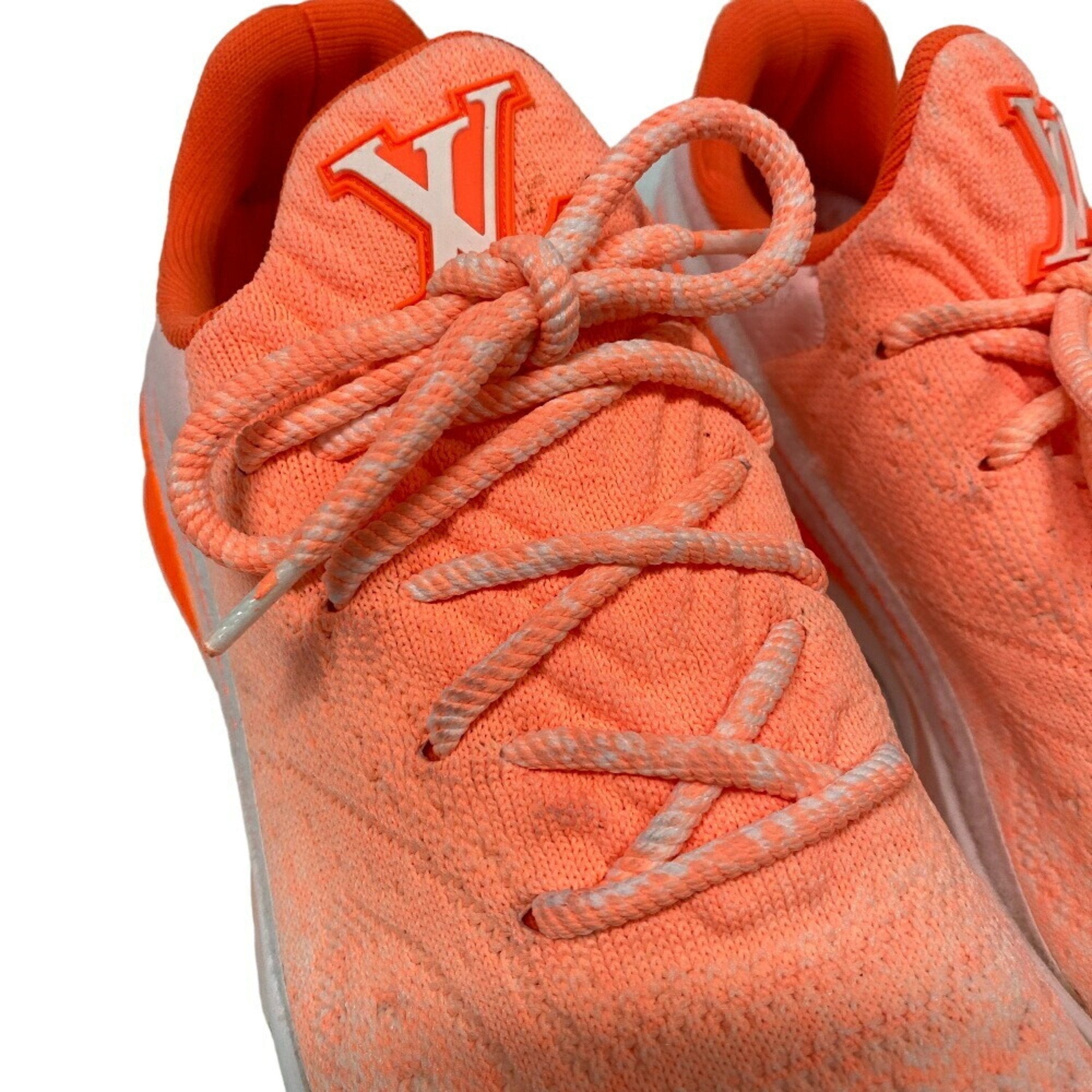 Louis Vuitton Orange White Sneakers (Pre-Owned)
