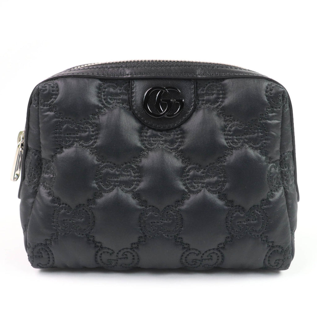 Gucci Black Purple Nylon Pouch (Pre-Owned)