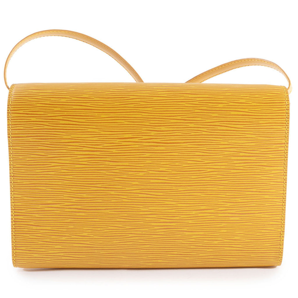 Louis Vuitton Yellow Epi Leather Pochette Shoulder Bag (Pre-Owned)