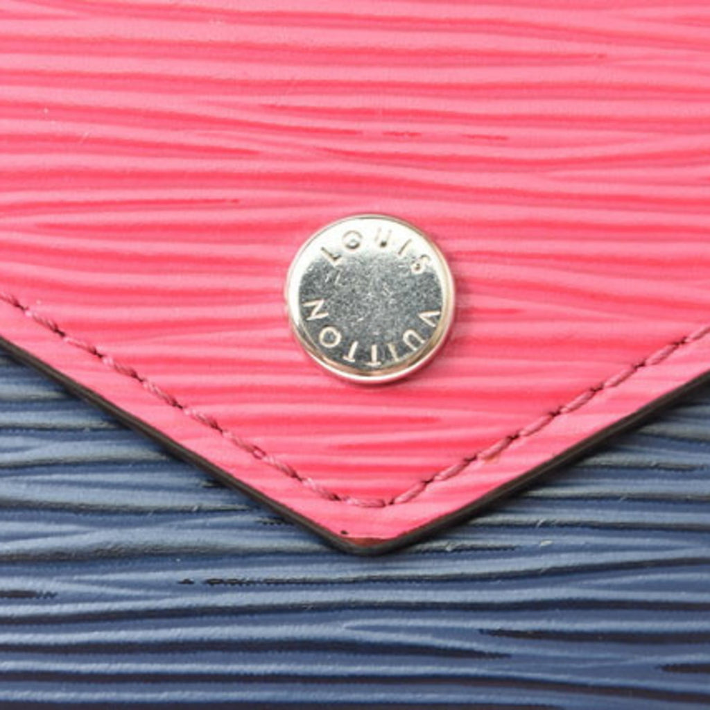 Louis Vuitton Epi Blue Epi Leather Wallet (Tri-Fold) (Pre-Owned)