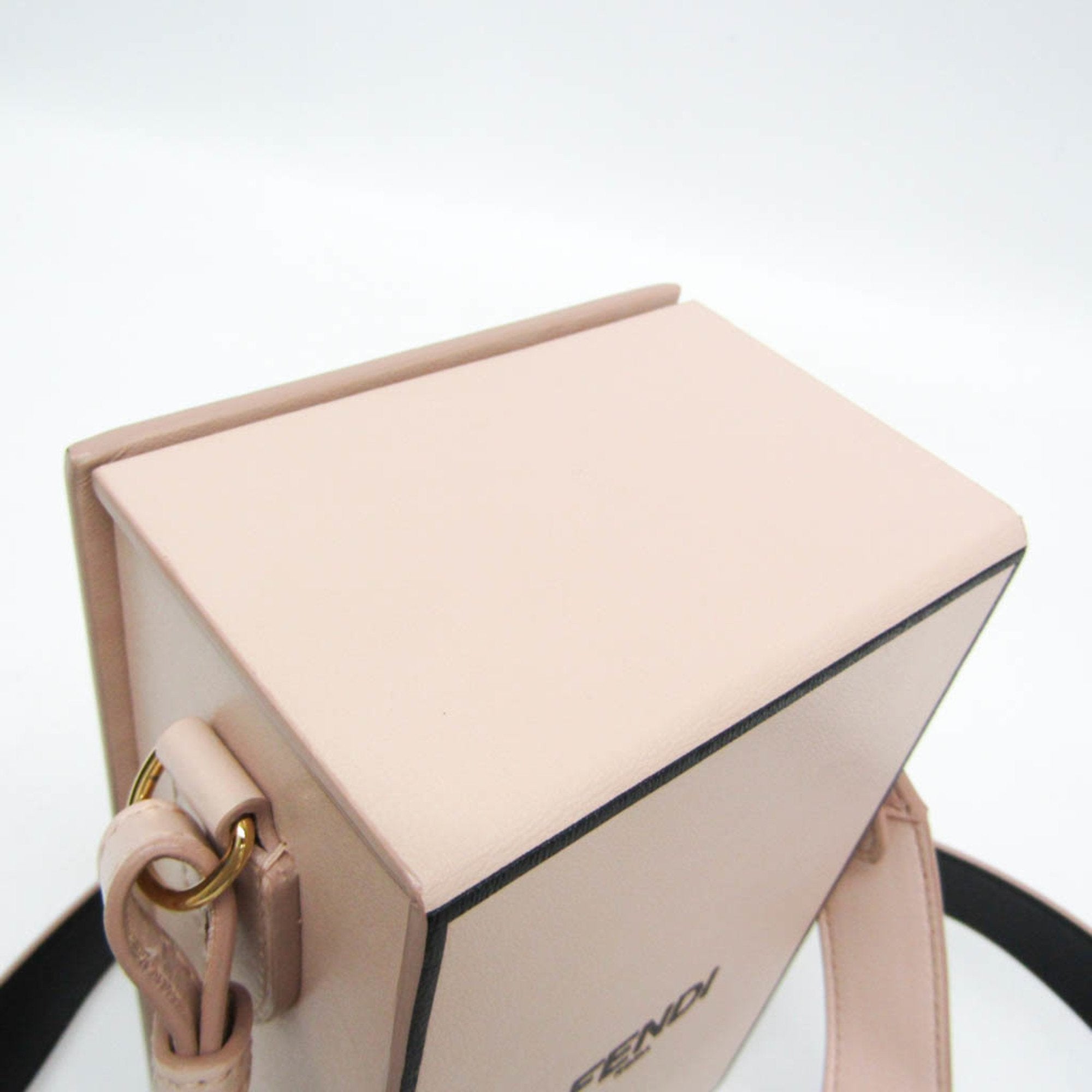 Fendi Pink Leather Shoulder Bag (Pre-Owned)