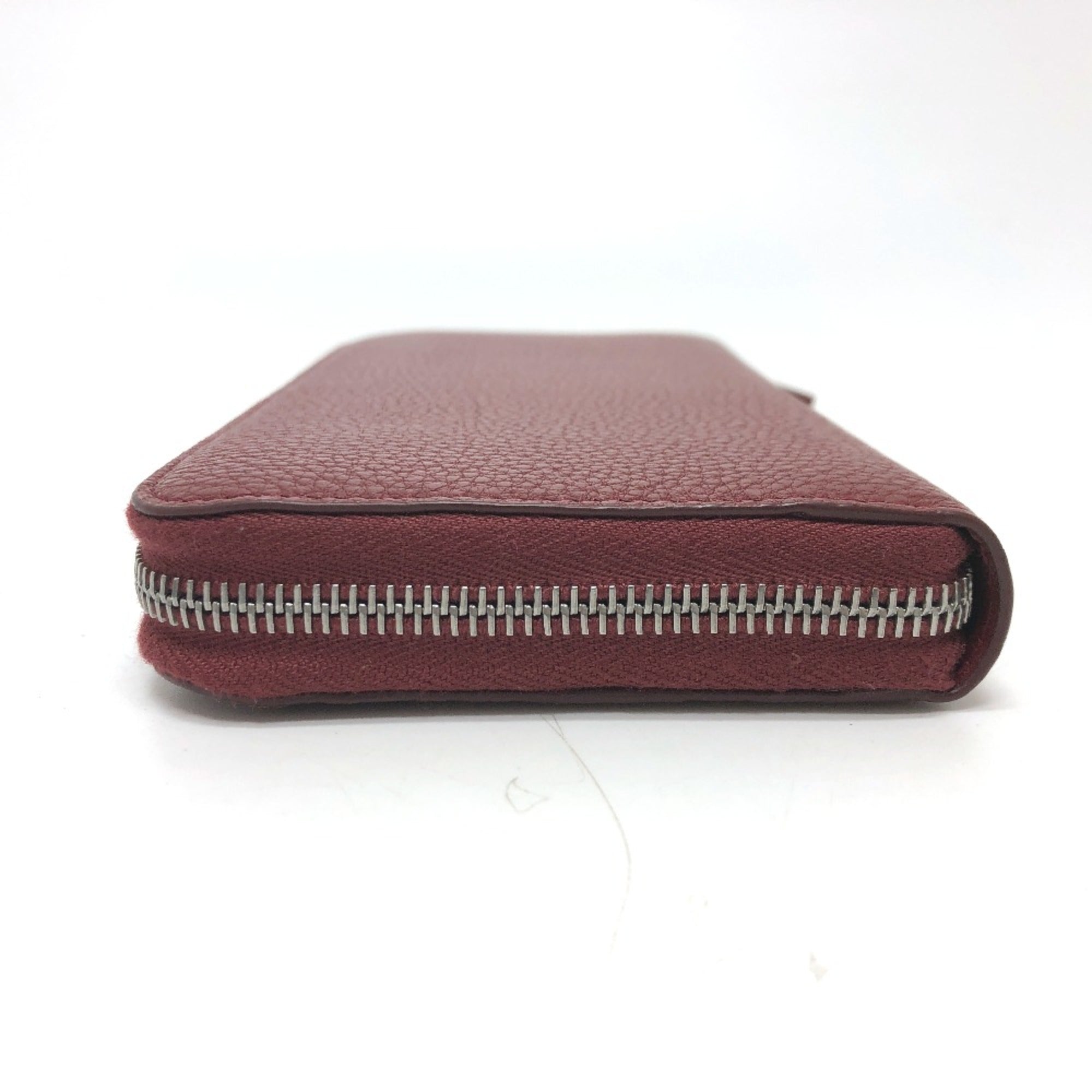 Prada Red Leather Long Wallet (Bi-Fold) (Pre-Owned)