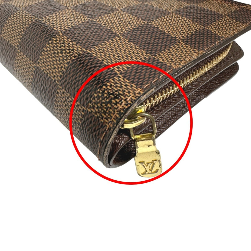 Louis Vuitton Damier Brown Damier Canvas Wallet (Bi-Fold) (Pre-Owned)