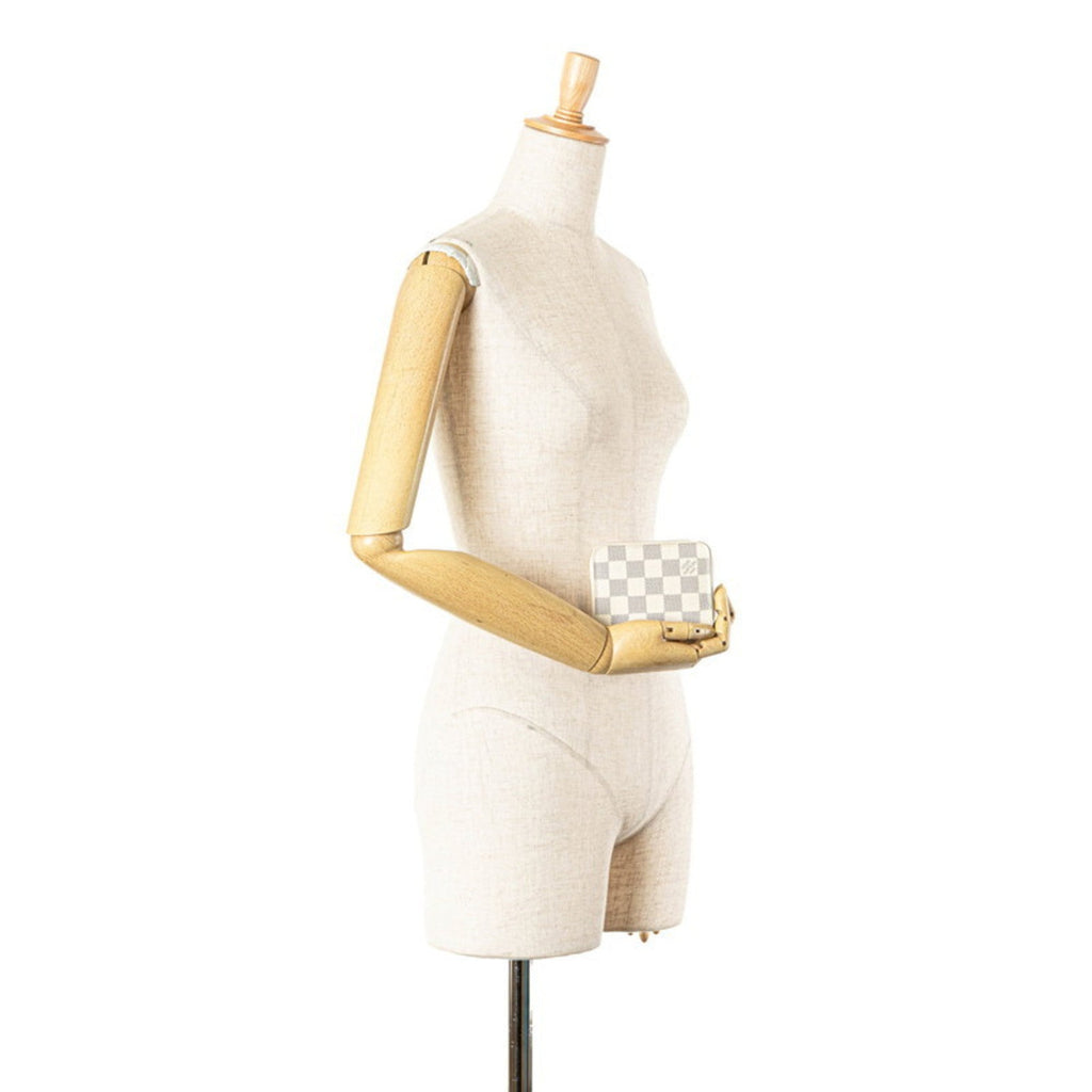 Louis Vuitton White Leather Pvc Coin Purse/Coin Case (Pre-Owned)