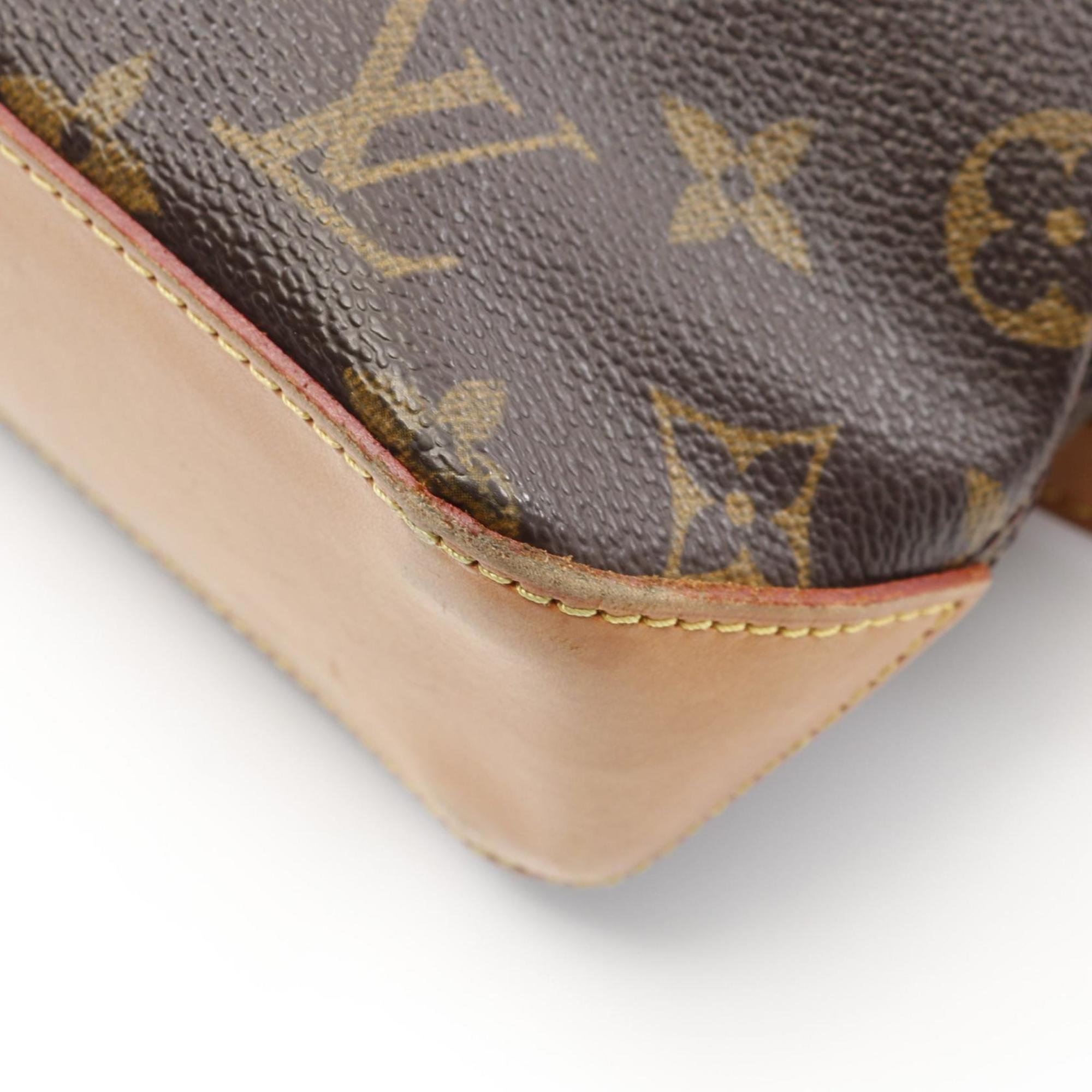 Louis Vuitton Brown Coated Canvas Pvc Leather Shoulder Bag (Pre-Owned)