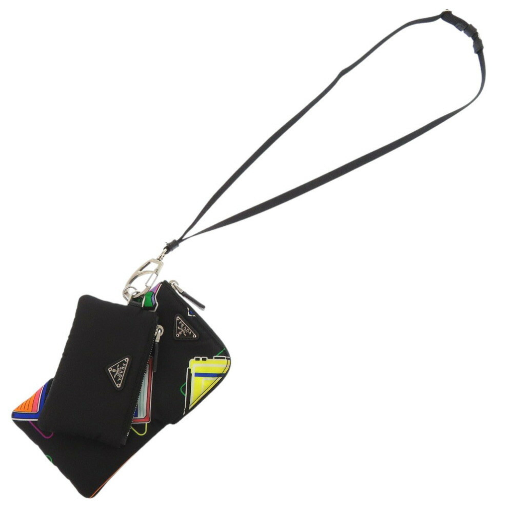 Prada Black Nylon Pouch Shoulder Bag (Pre-Owned)
