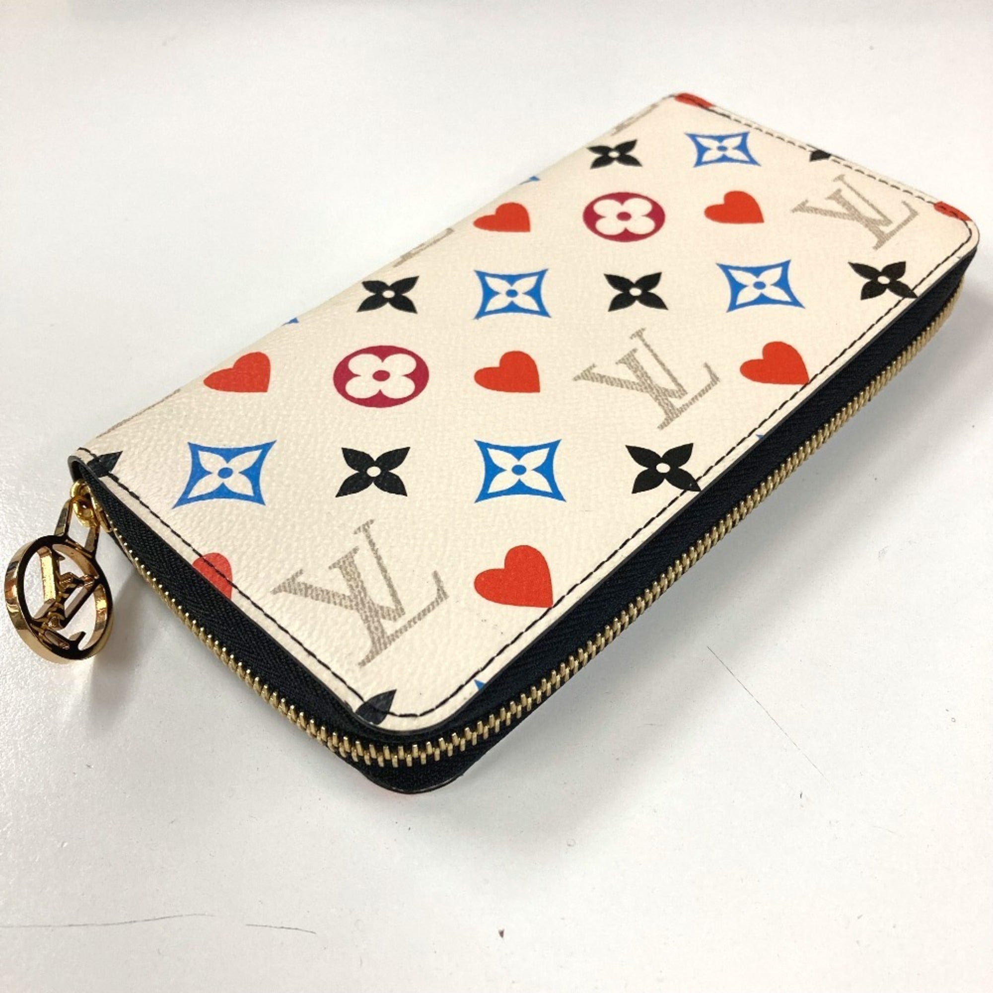 Louis Vuitton Monogram Multicolore Multi-Color White Monogram Multicolore Long Wallet (Bi-Fold) (Pre-Owned)
