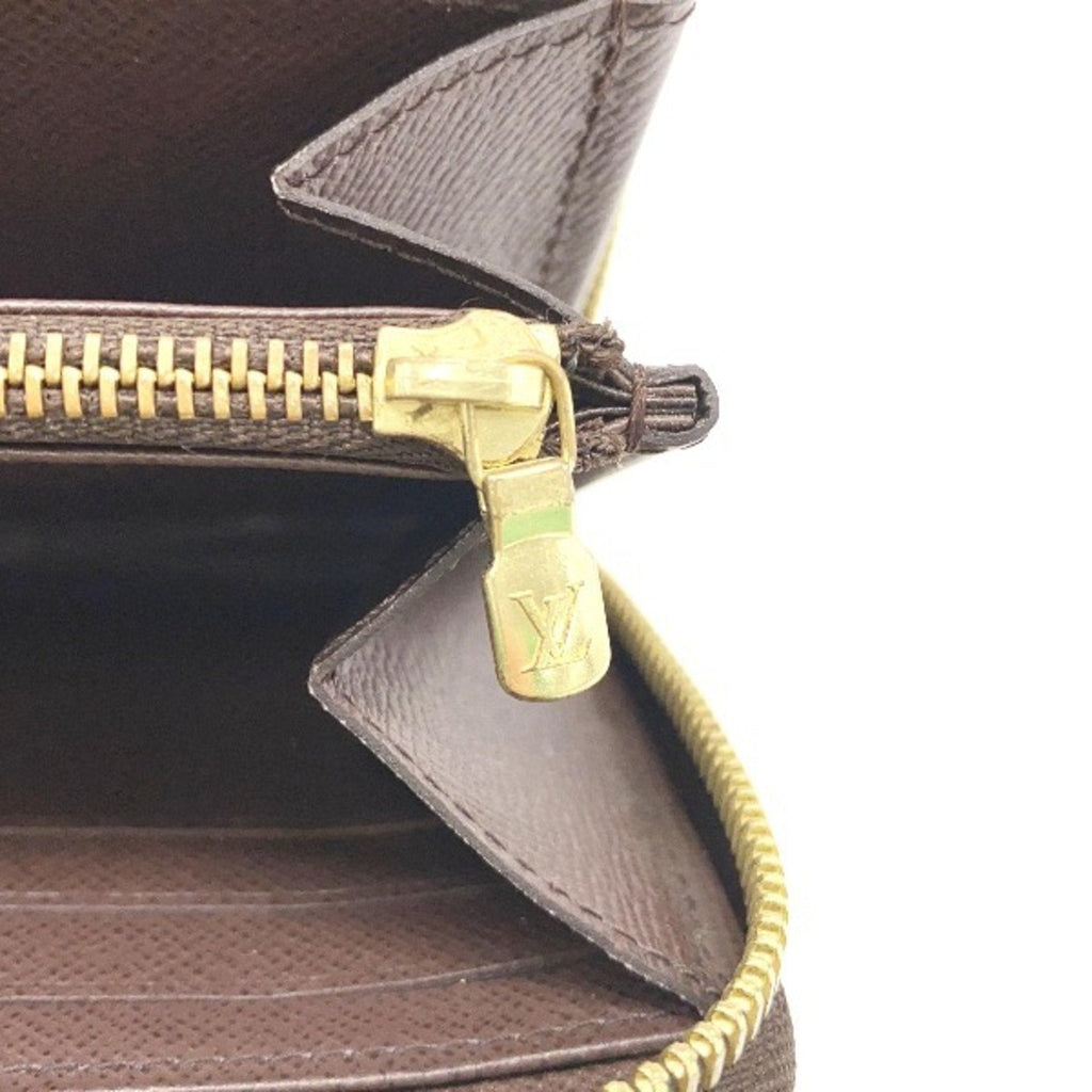 Louis Vuitton Brown Damier Canvas Long Wallet (Bi-Fold) (Pre-Owned)