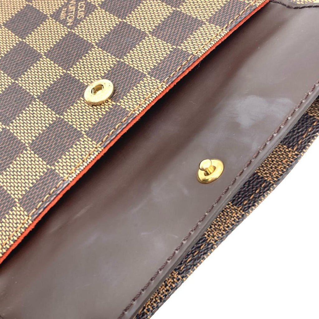Louis Vuitton Brown Damier Canvas Ebene Damier Canvas Shoulder Bag (Pre-Owned)