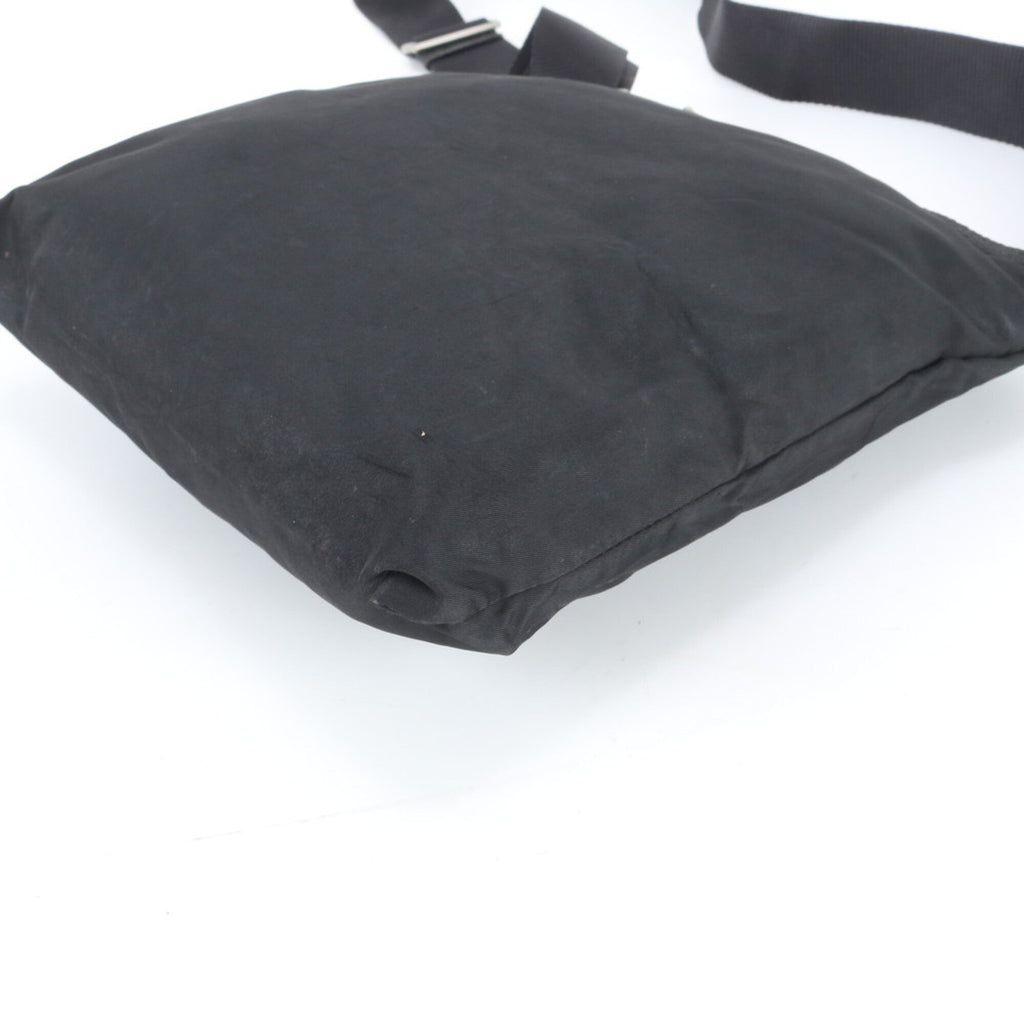 Prada Black Nylon Leather Shoulder Bag (Pre-Owned)