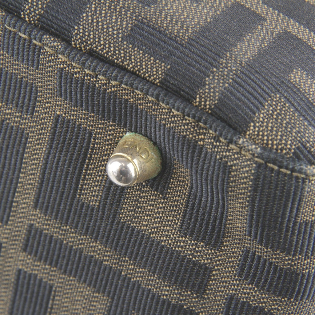 Fendi Khaki Canvas Handbag (Pre-Owned)