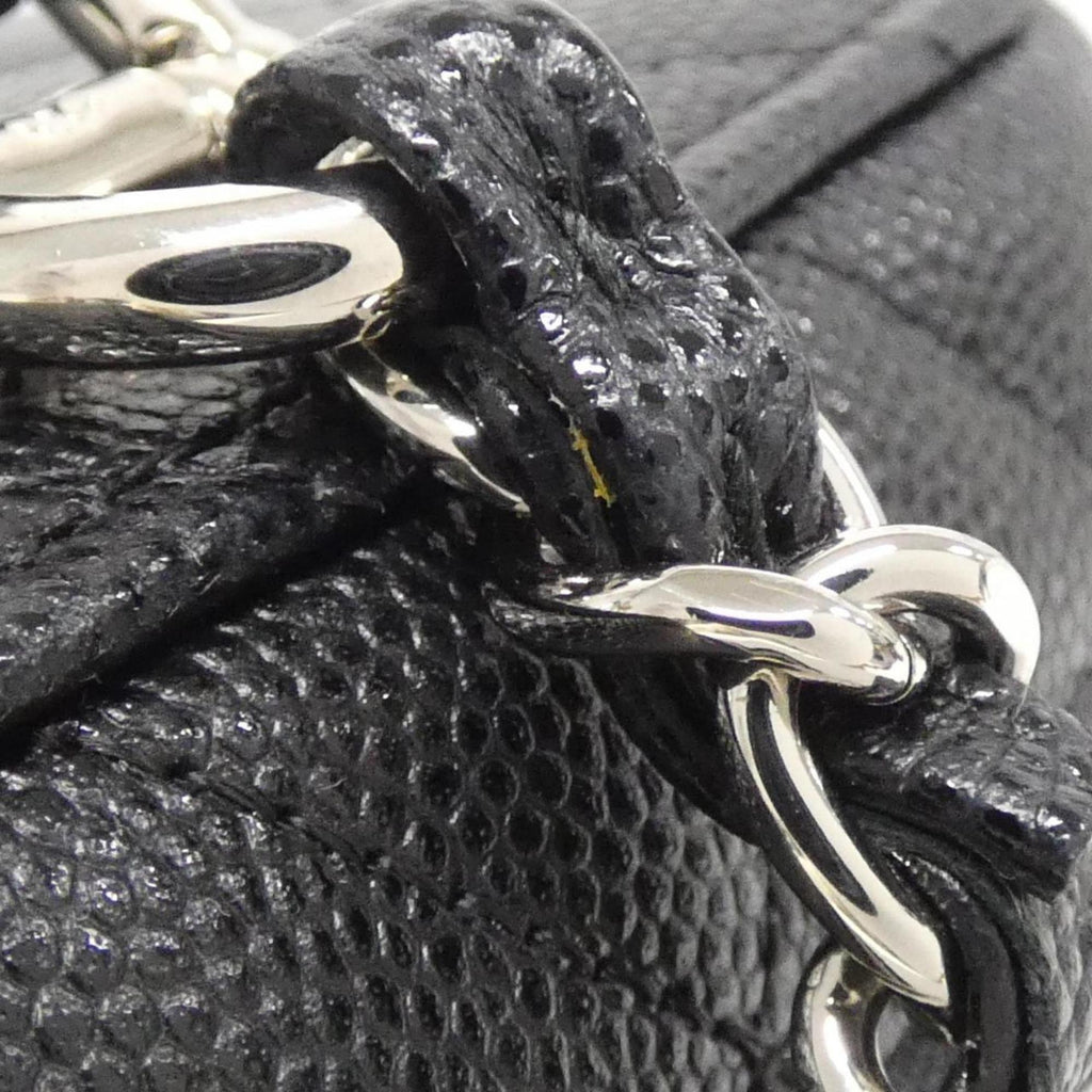 Chanel Black Grained Calfskin Shoulder Bag (Pre-Owned)