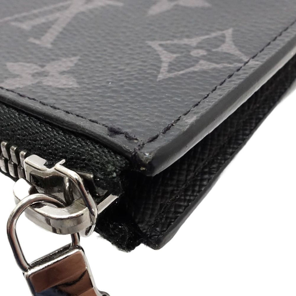 Louis Vuitton Black Monogram Eclipse Canvas Coin Purse/Coin Case (Pre-Owned)