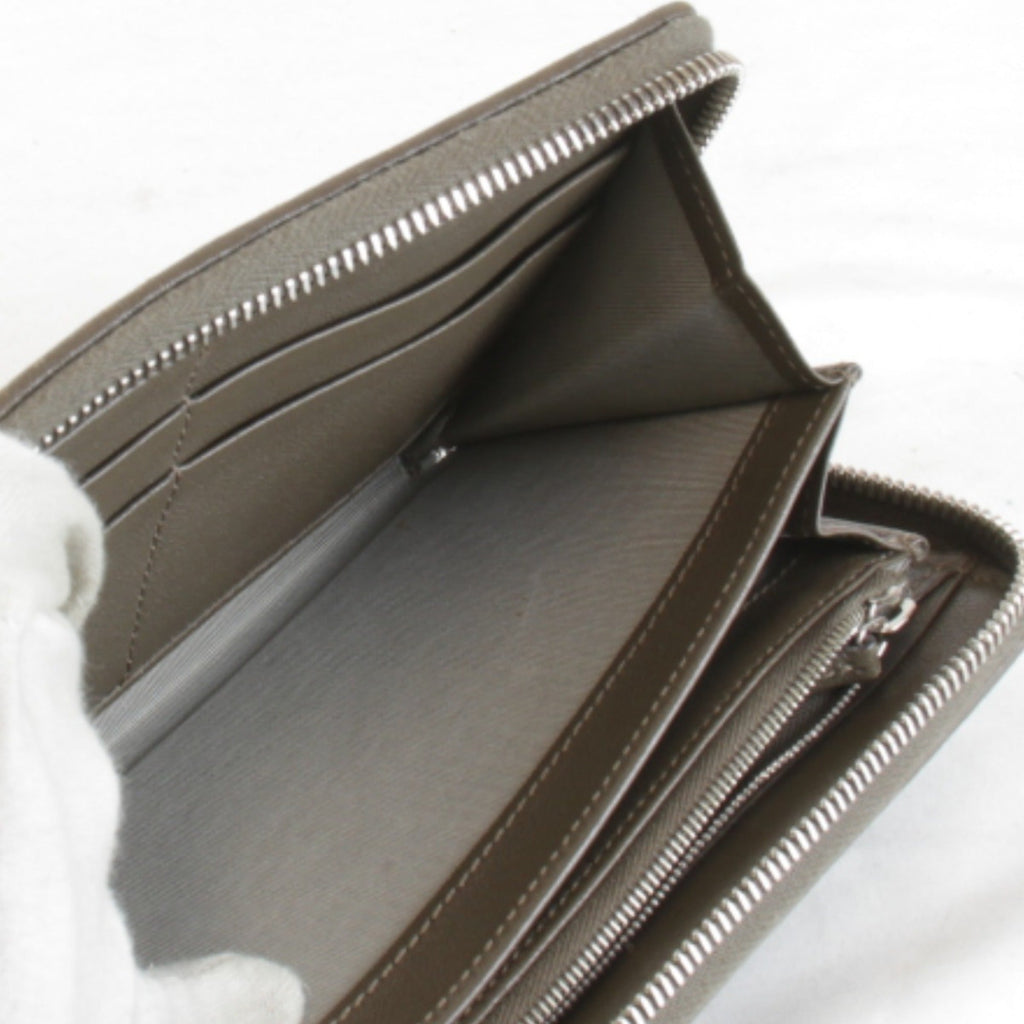 Gucci Brown Leather Long Wallet (Bi-Fold) (Pre-Owned)