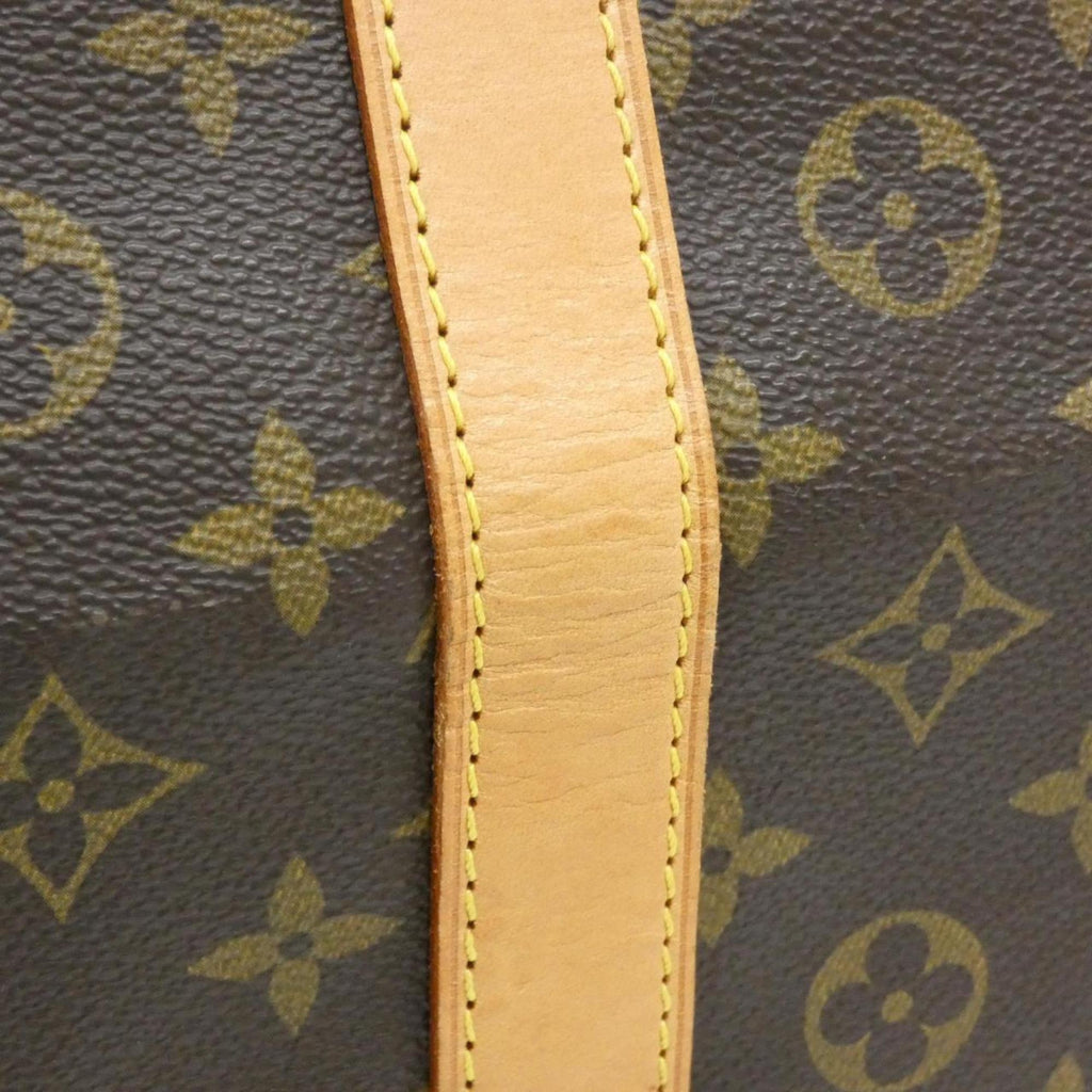 Louis Vuitton Monogram Marron Coated Canvas Boston Bag (Pre-Owned)