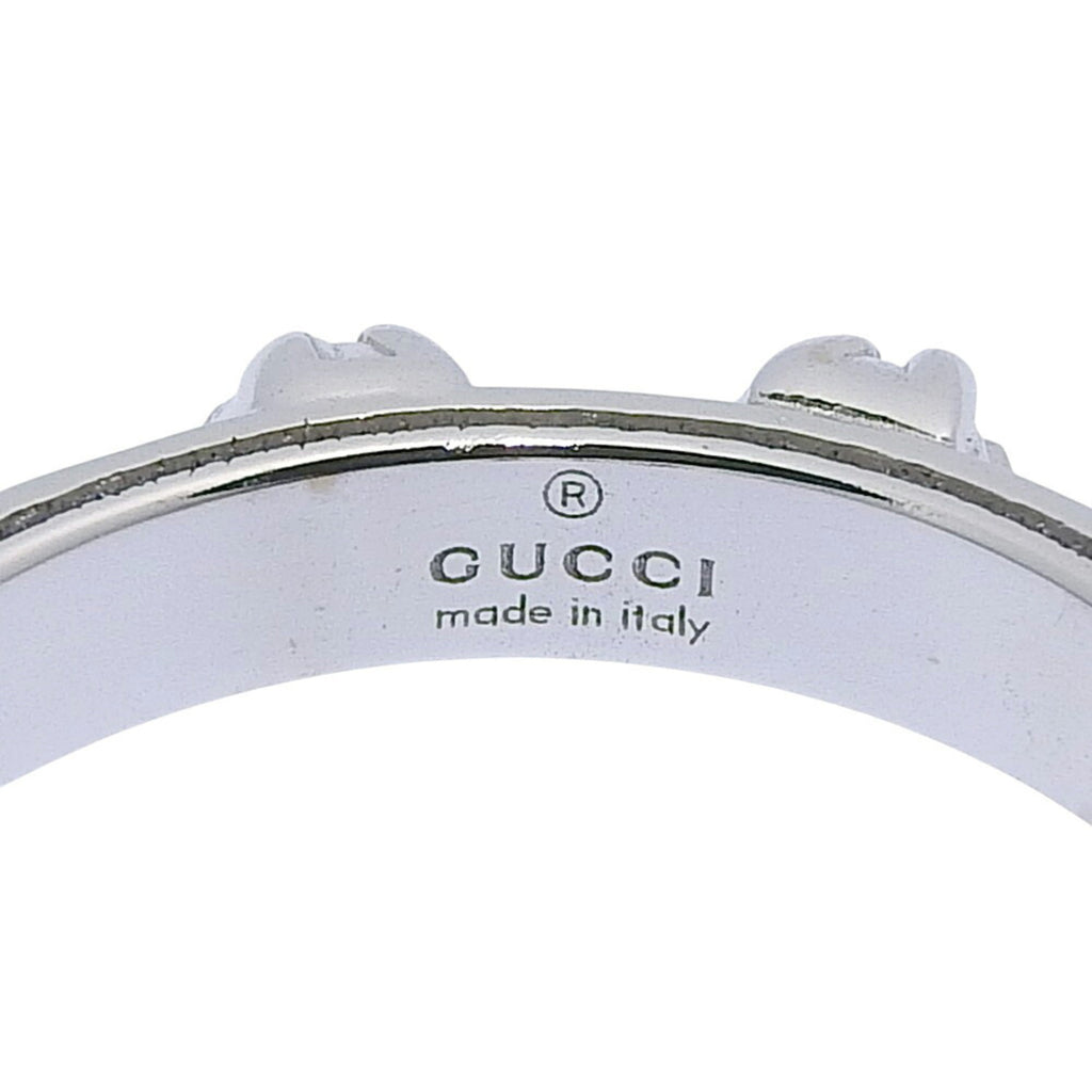 Gucci White Gold White Gold (18K) Band Ring (Pre-Owned)