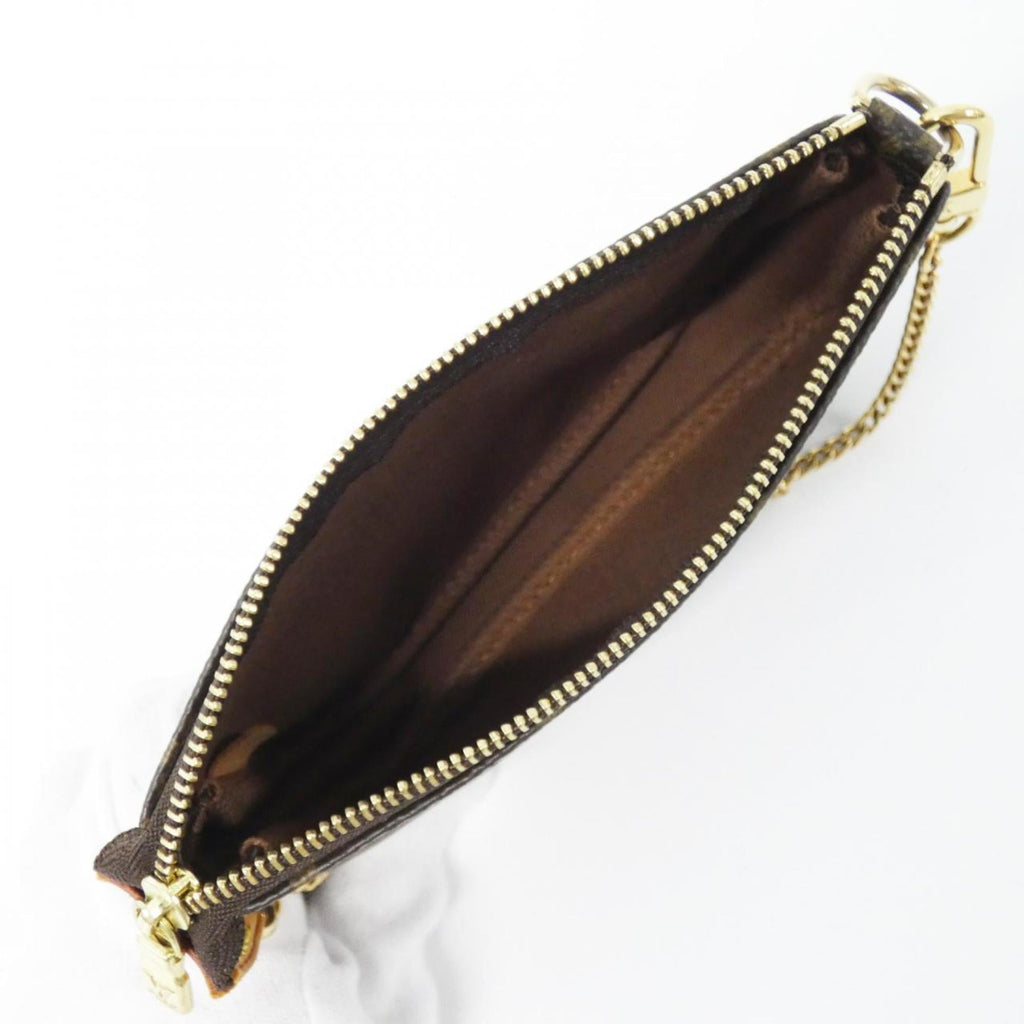 Louis Vuitton Marron Monogram Coated Canvas Pochette Pouch (Pre-Owned)