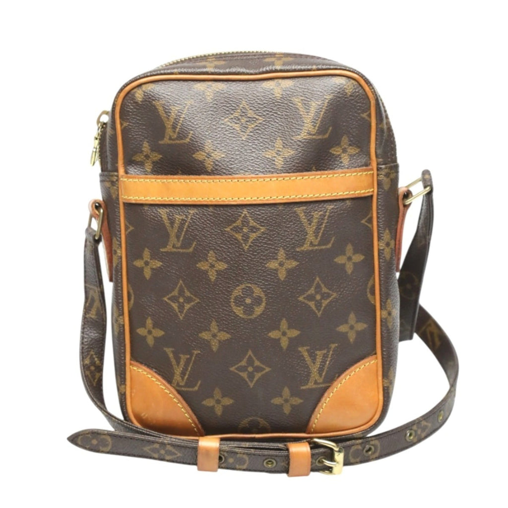 Louis Vuitton Brown Monogram Canvas Shoulder Bag (Pre-Owned)