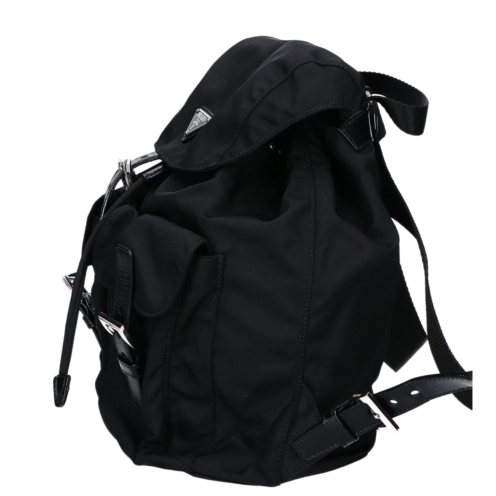 Prada Black Nylon Backpack (Pre-Owned)