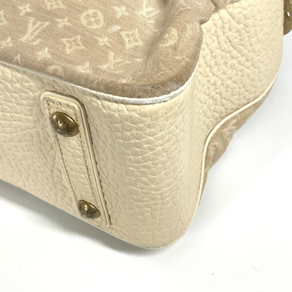 Louis Vuitton Monogram Mini Beige Gris Monogram Mini Boston Bag Handbag Shoulder Bag (Pre-Owned)