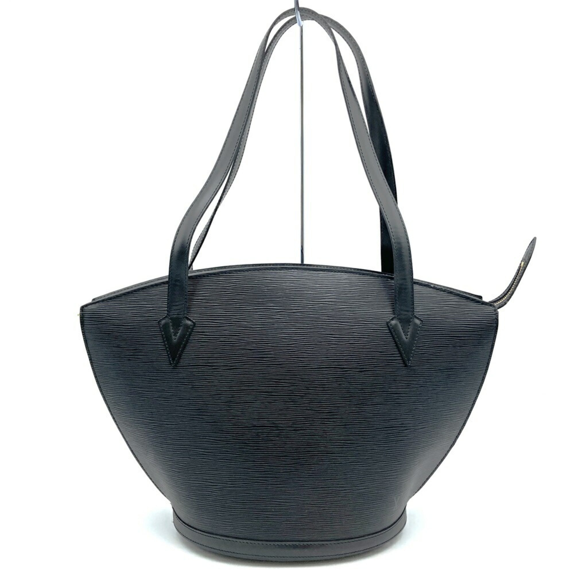 Louis Vuitton Black Noir Epi Leather Shoulder Bag (Pre-Owned)