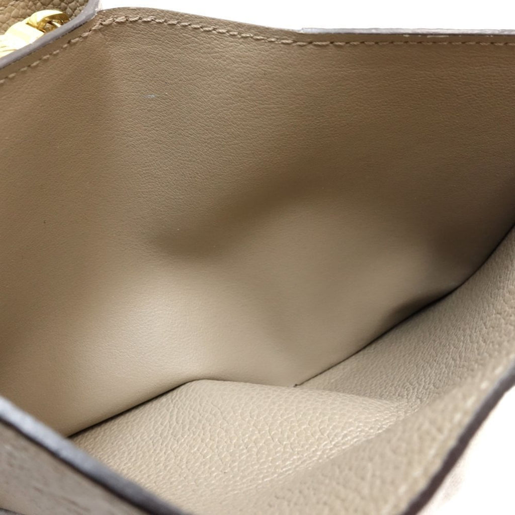 Louis Vuitton Tourterelle Leather Wallet (Bi-Fold) (Pre-Owned)