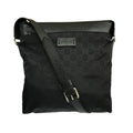 Gucci Black Nylon Leather Shoulder Bag (Pre-Owned)