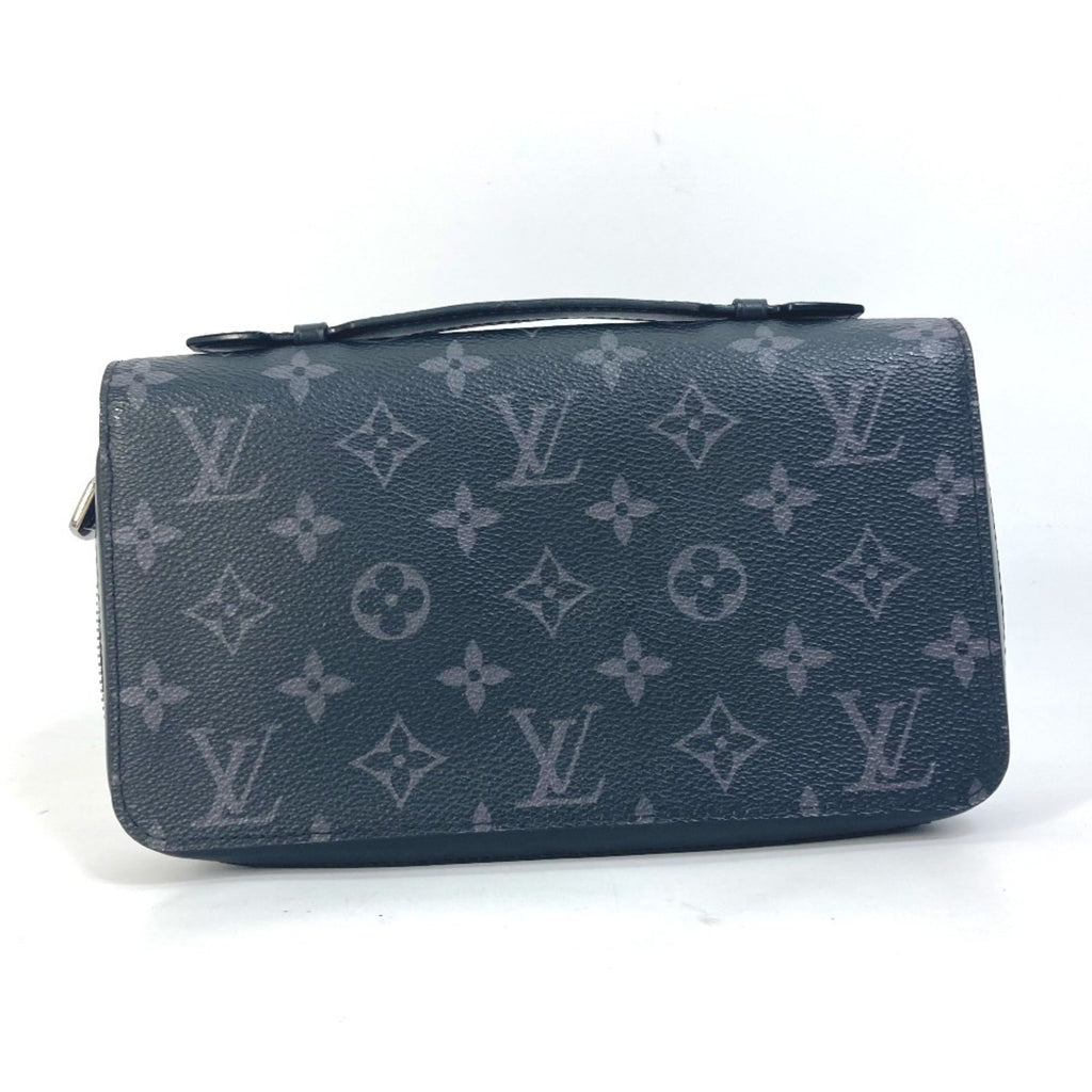 Louis Vuitton Black Monogram Eclipse Canvas Long Wallet (Bi-Fold) (Pre-Owned)
