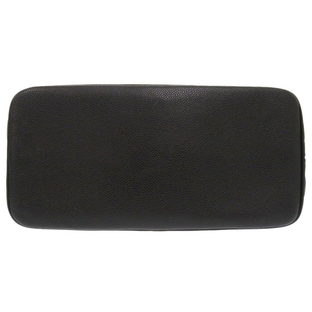 Chanel Black Grained Calfskin Tote Bag (Pre-Owned)