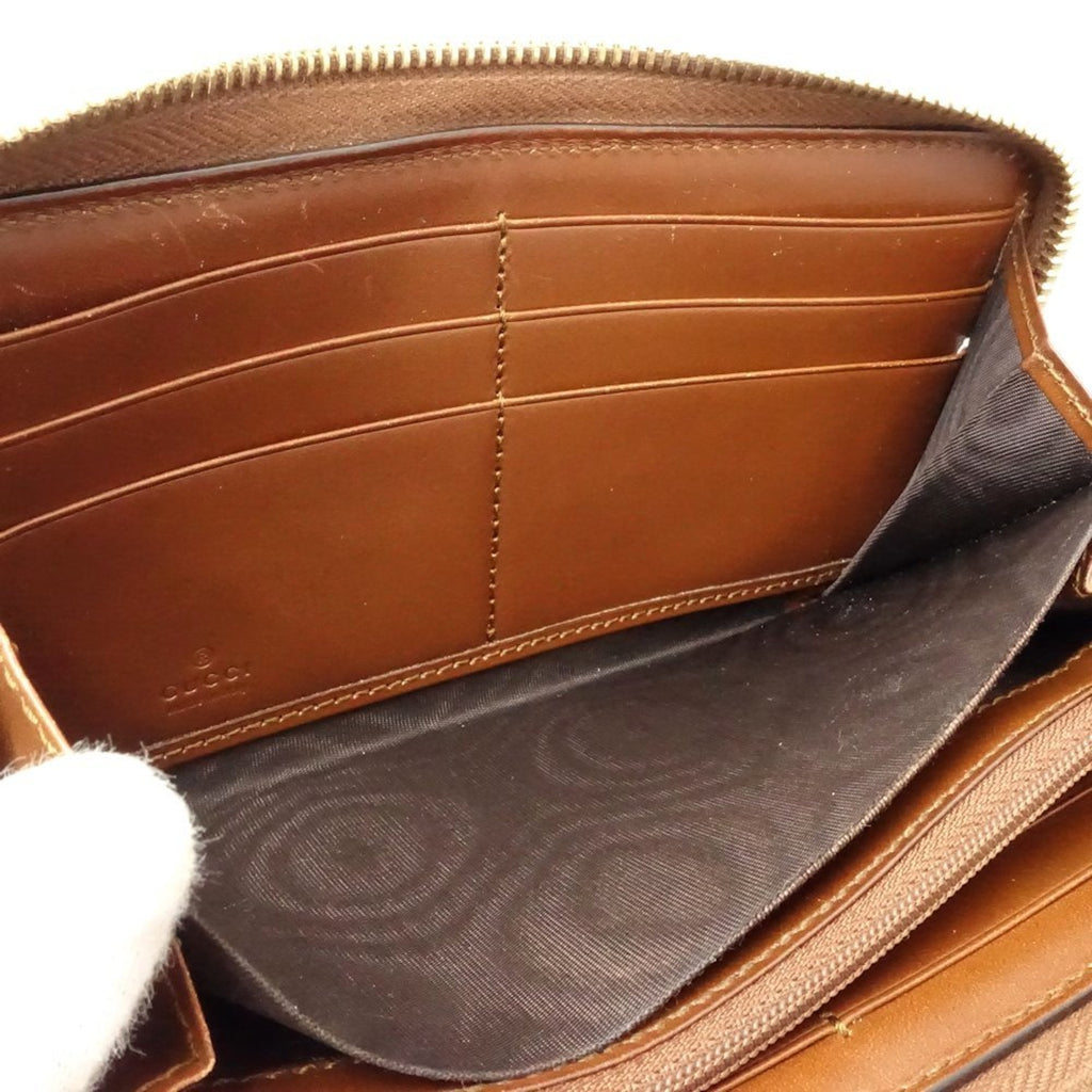 Gucci Beige Gg Supreme Long Wallet (Bi-Fold) (Pre-Owned)
