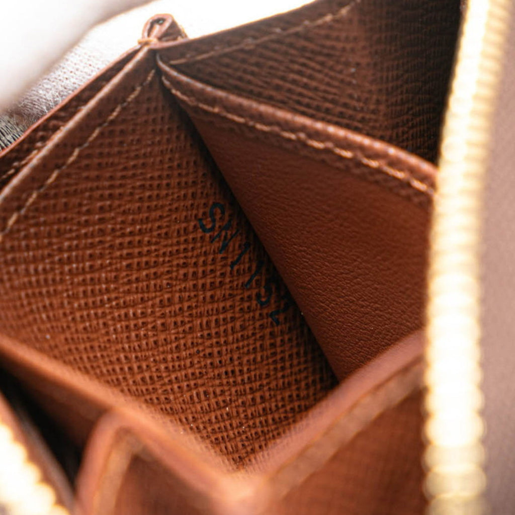 Louis Vuitton Brown Pvc Leather Coin Purse/Coin Case (Pre-Owned)