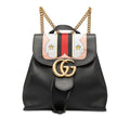 Gucci Black Leather Backpack (Pre-Owned)