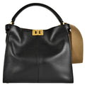Fendi Peekaboo Black Leather Handbag (Pre-Owned)